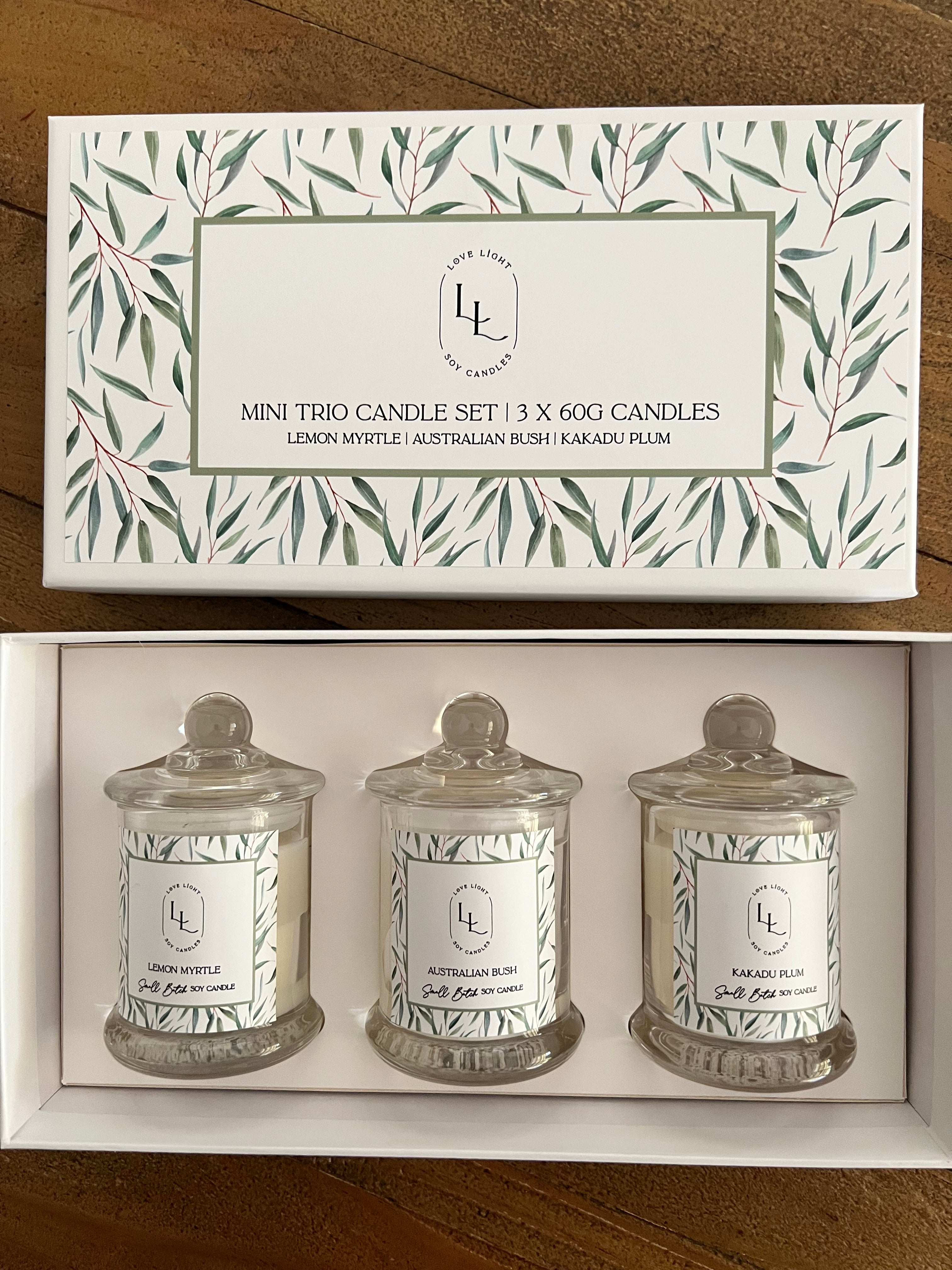 Australian Natives Box Love Light Soy Candles
